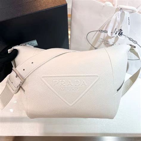 prada chalk white trolley|Chalk White Leather tote .